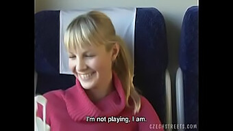 Homemade Pov Video Of A Czech Girl In A Train